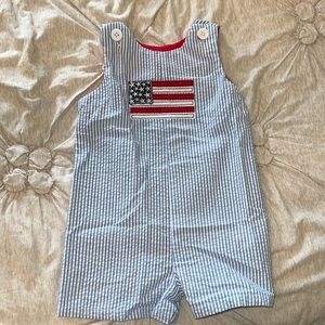Patriotic baby romper 9mos